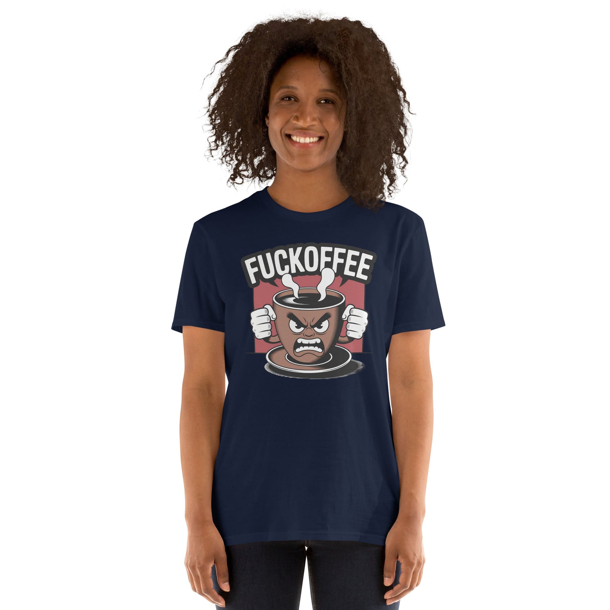 Fuckoffee T-Shirt | Funny Adult Humor Tee - Black - T-Shirts Online