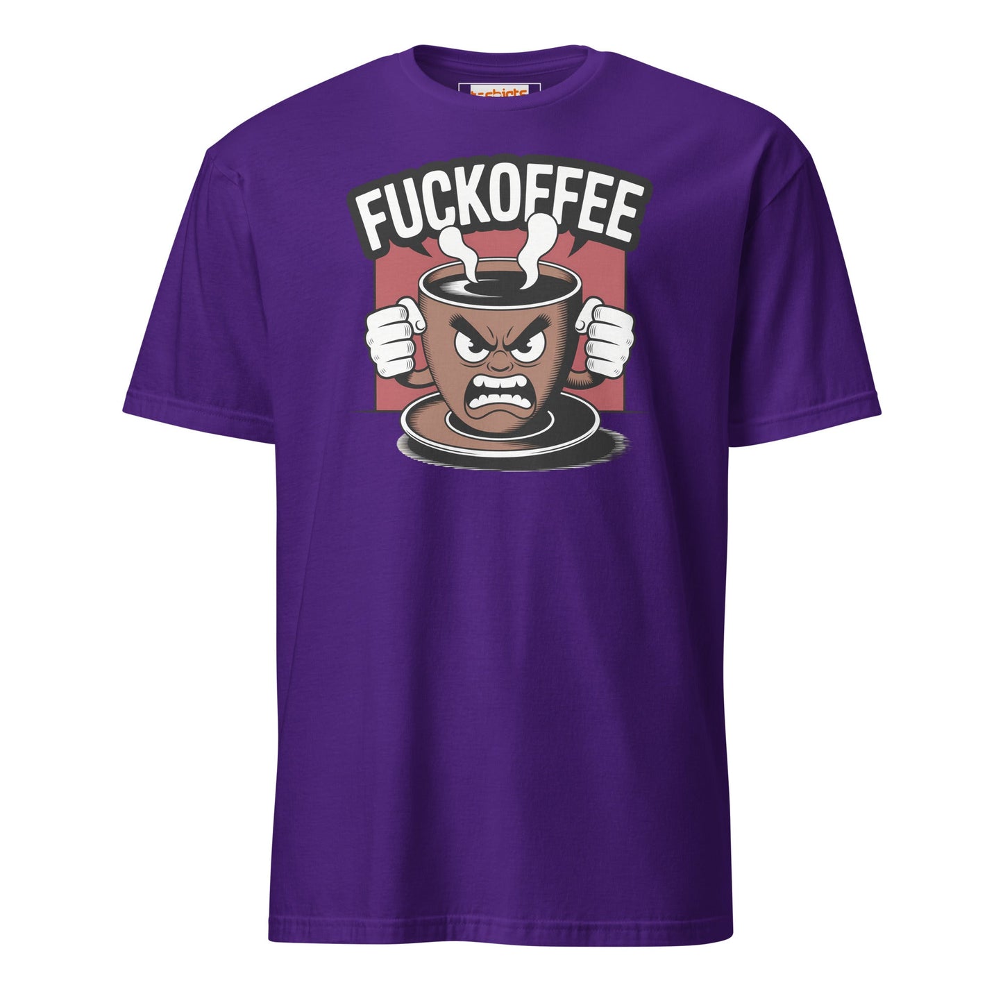 Fuckoffee T-Shirt | Funny Adult Humor Tee - Purple - T-Shirts Online
