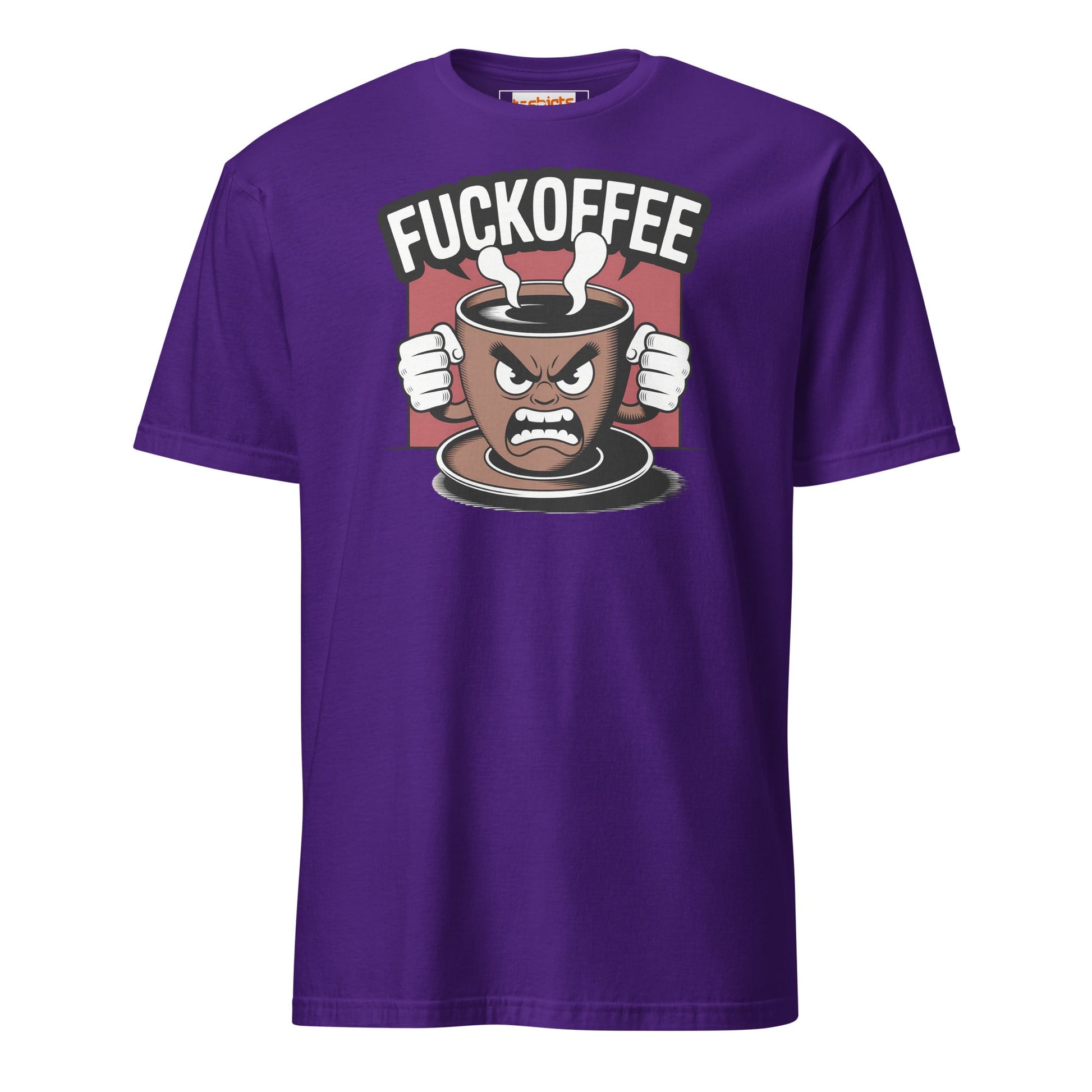 Fuckoffee T-Shirt | Funny Adult Humor Tee - Purple - T-Shirts Online