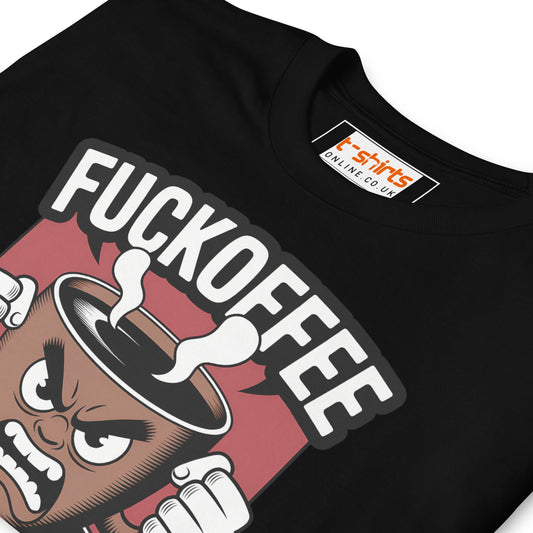 Fuckoffee T-Shirt | Funny Adult Humor Tee - Sand - T-Shirts Online
