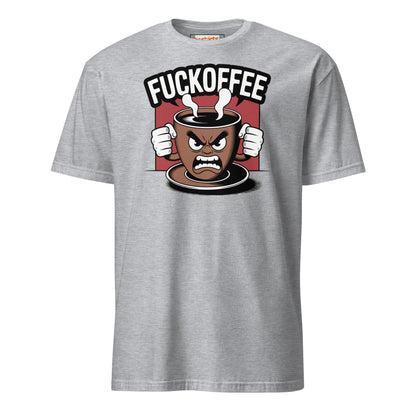 Fuckoffee T-Shirt | Funny Adult Humor Tee - Sport Grey - T-Shirts Online