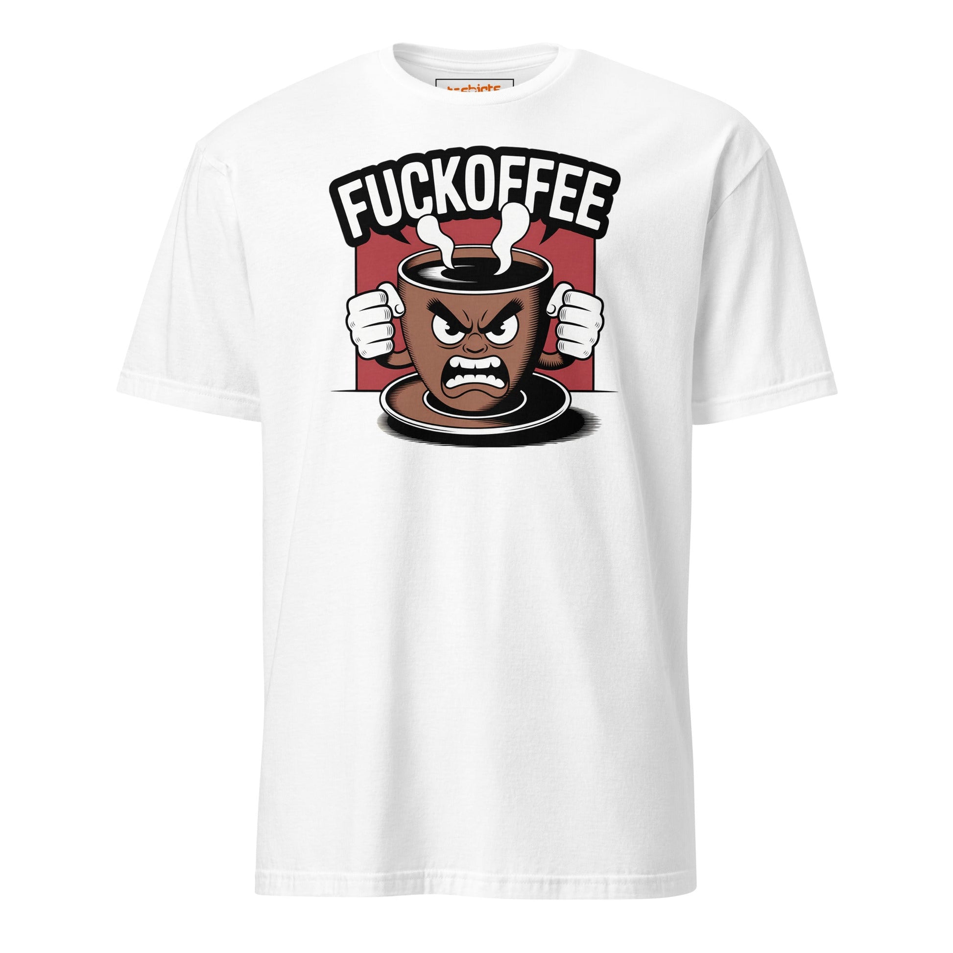 Fuckoffee T-Shirt | Funny Adult Humor Tee - White - T-Shirts Online