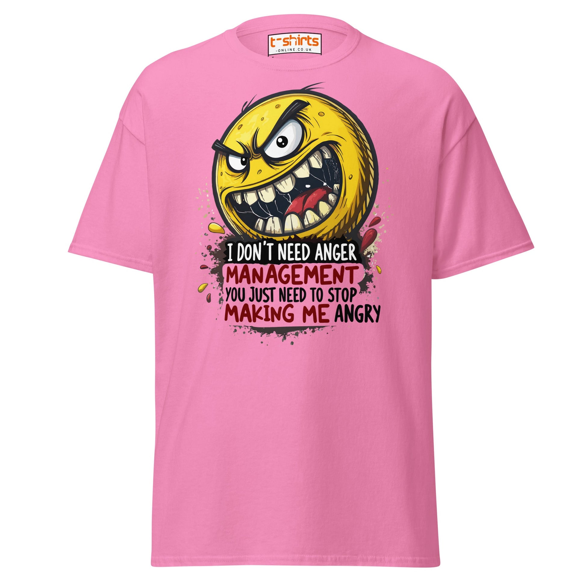Funny Anger Management T-Shirt | Cartoon Rage Face Tee - Azalea - T-Shirts Online