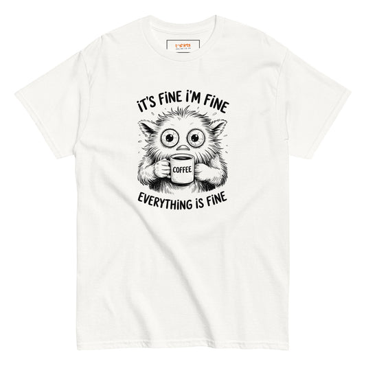 Funny Cat T-Shirt | Feline T-Shirt - White - T-Shirts Online