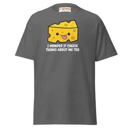 Funny Cheese Lover T-Shirt – Cute Food Pun Tee - Charcoal - T-Shirts Online