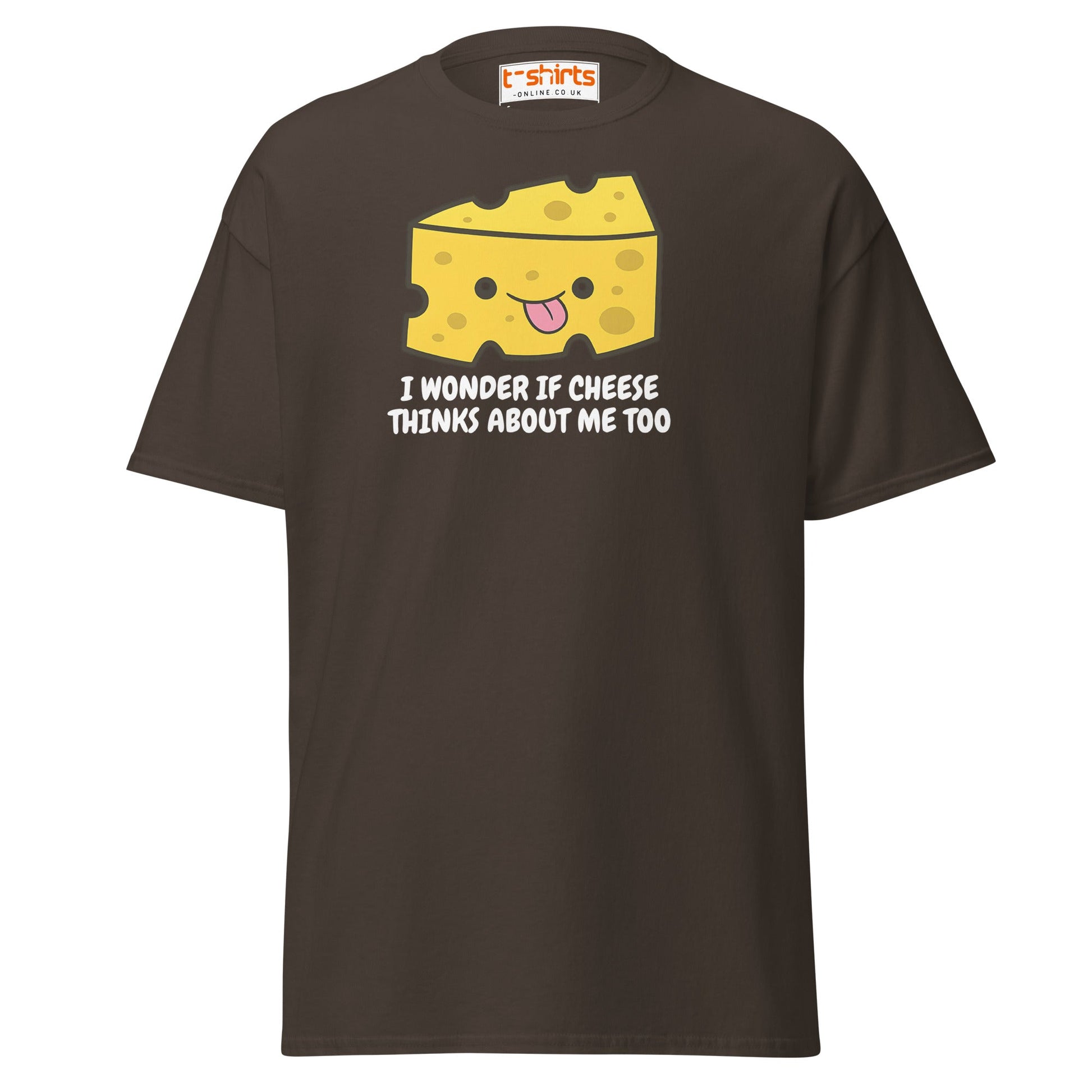 Funny Cheese Lover T-Shirt – Cute Food Pun Tee - Dark Chocolate - T-Shirts Online