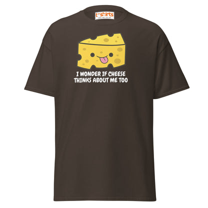 Funny Cheese Lover T-Shirt – Cute Food Pun Tee - Dark Chocolate - T-Shirts Online