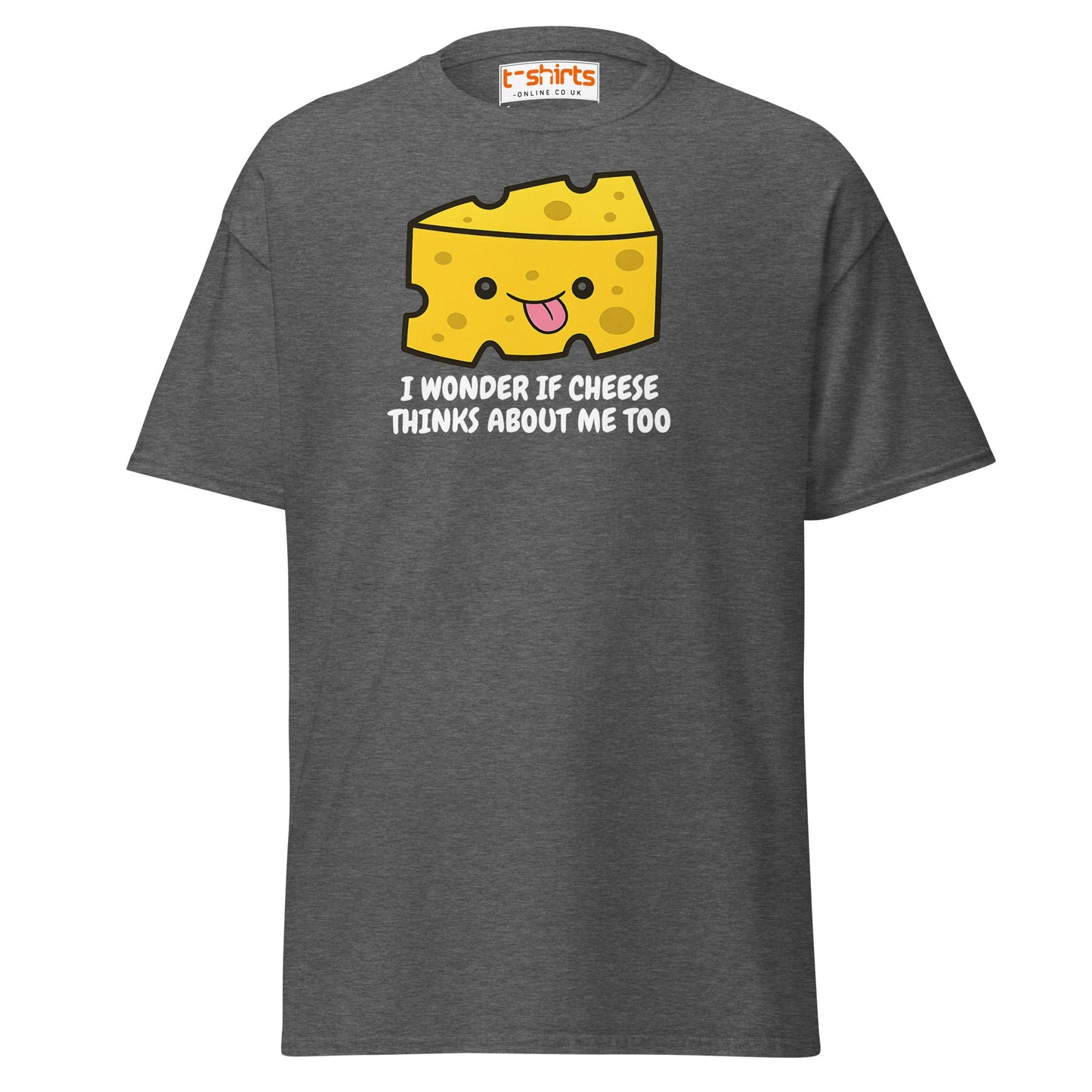 Funny Cheese Lover T-Shirt – Cute Food Pun Tee - Dark Heather - T-Shirts Online