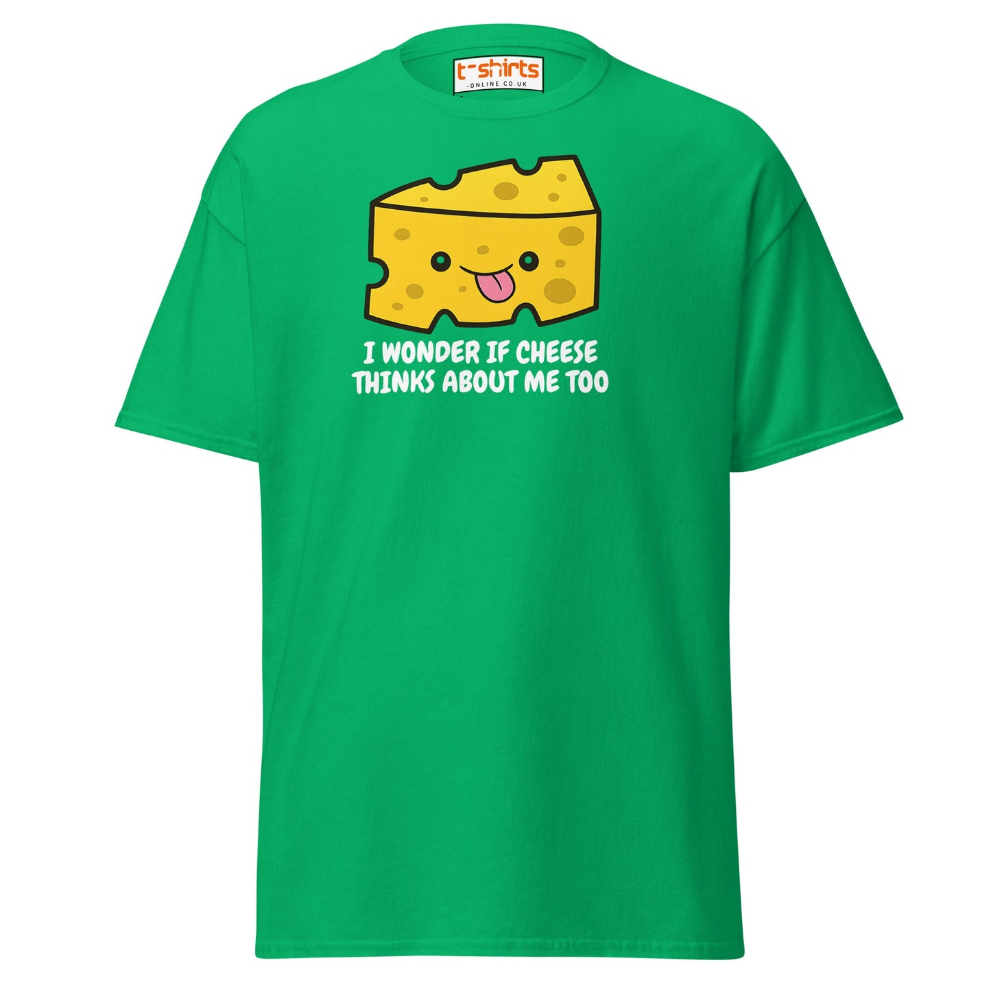 Funny Cheese Lover T-Shirt – Cute Food Pun Tee - Irish Green - T-Shirts Online