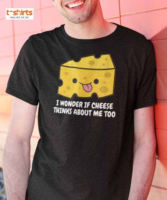 Funny Cheese Lover T-Shirt – Cute Food Pun Tee - Maroon - T-Shirts Online