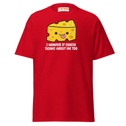 Funny Cheese Lover T-Shirt – Cute Food Pun Tee - Red - T-Shirts Online