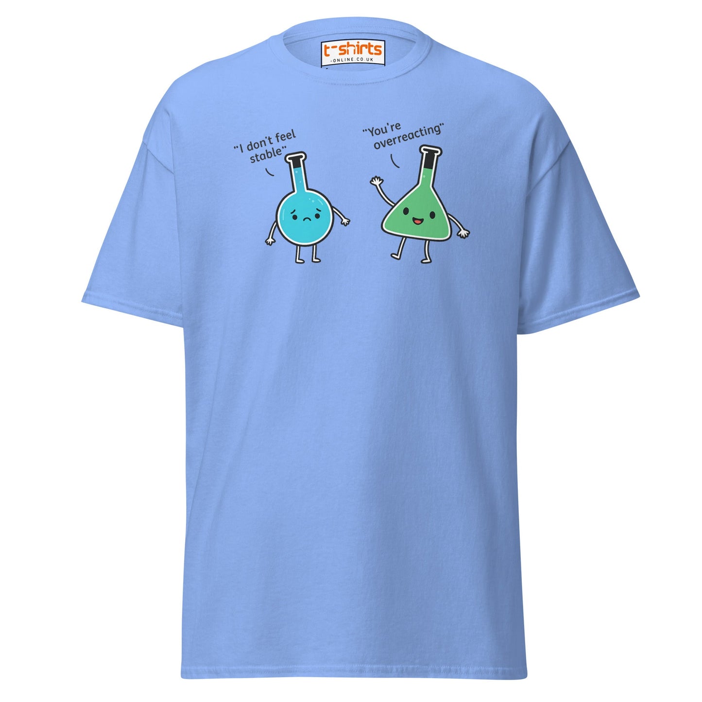Funny Chemistry Pun T-Shirt – Science Joke Tee - Carolina Blue - T-Shirts Online