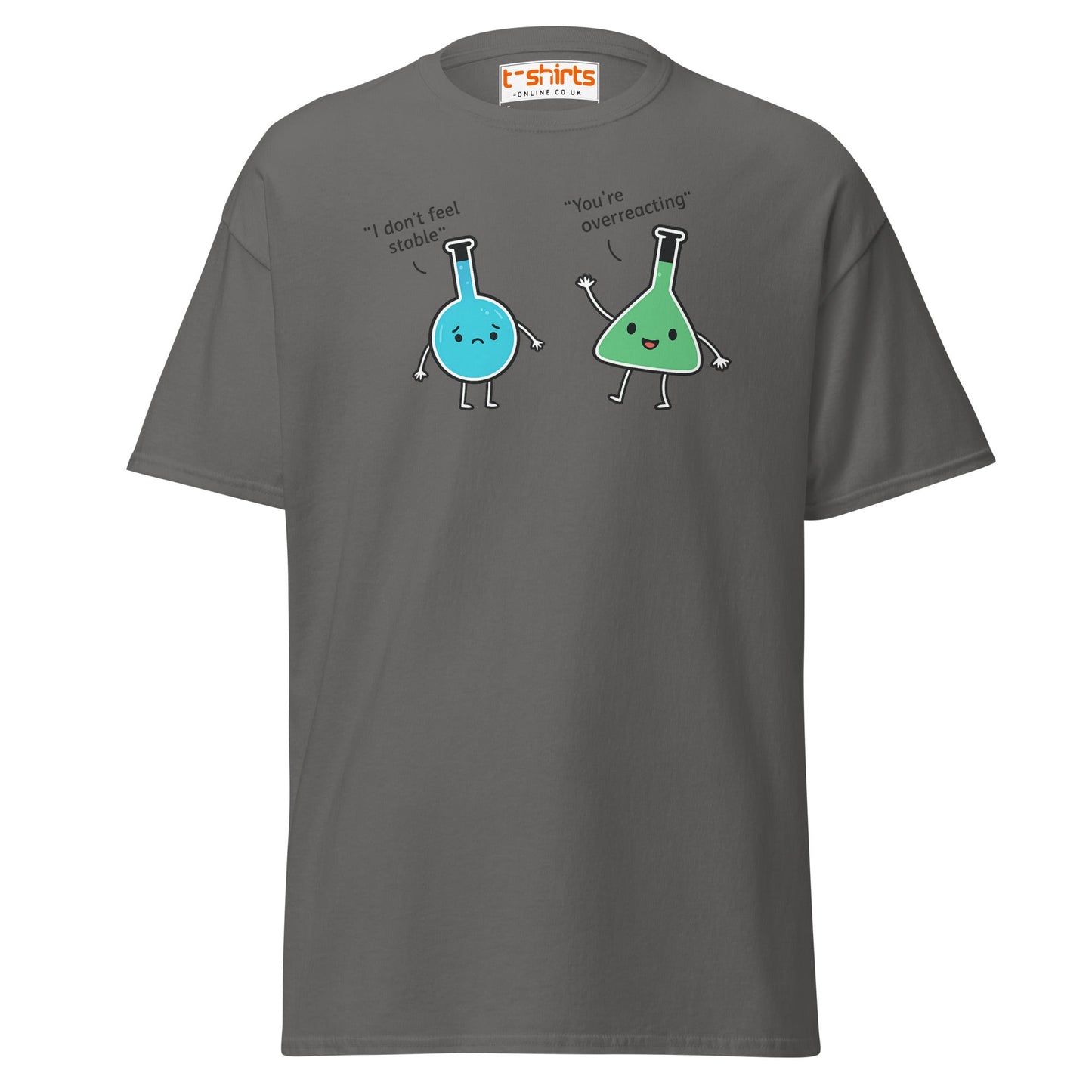 Funny Chemistry Pun T-Shirt – Science Joke Tee - Charcoal - T-Shirts Online