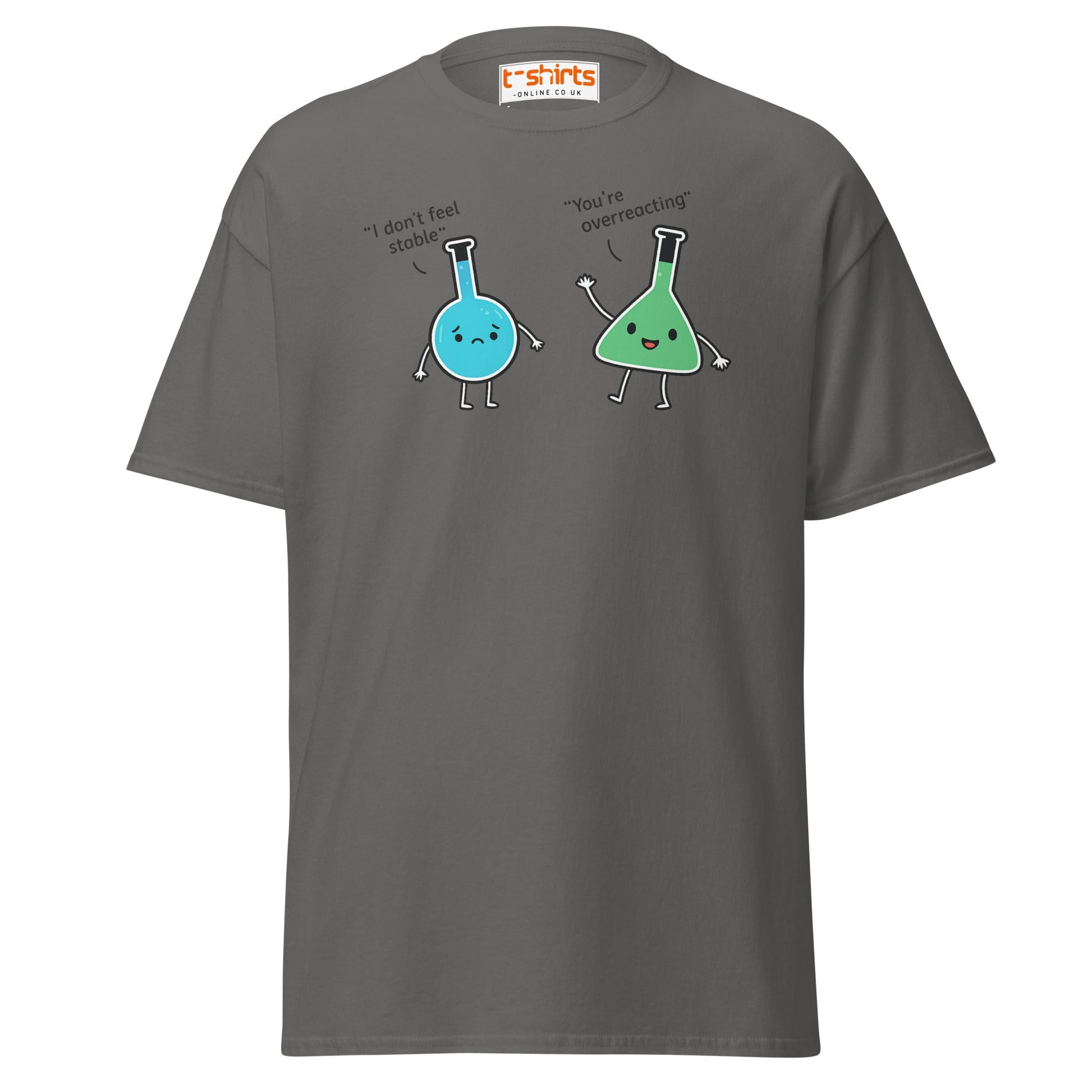 Funny Chemistry Pun T-Shirt – Science Joke Tee - Charcoal - T-Shirts Online