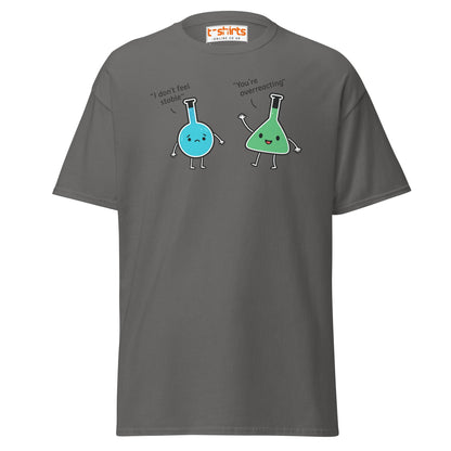 Funny Chemistry Pun T-Shirt – Science Joke Tee - Charcoal - T-Shirts Online