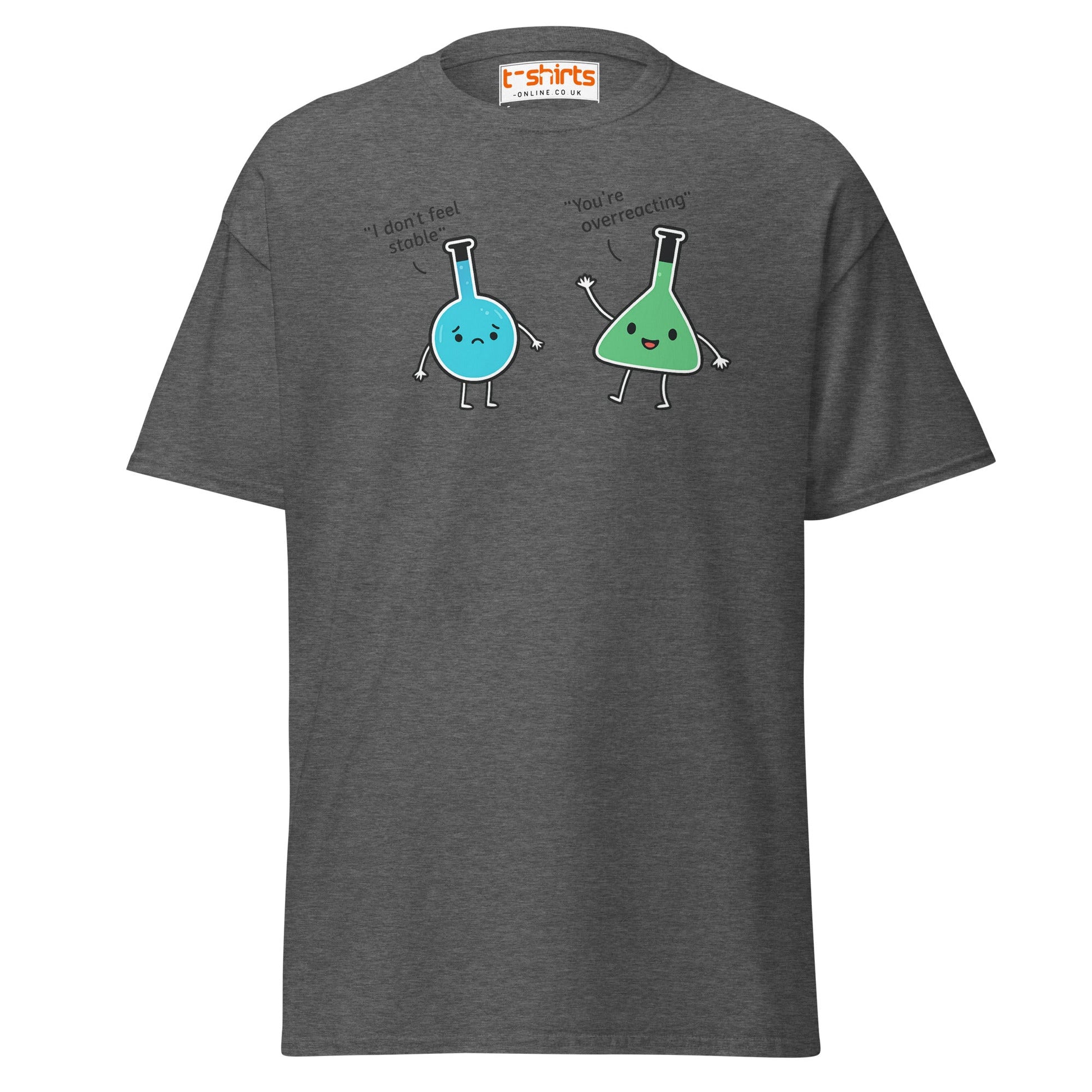 Funny Chemistry Pun T-Shirt – Science Joke Tee - Dark Heather - T-Shirts Online