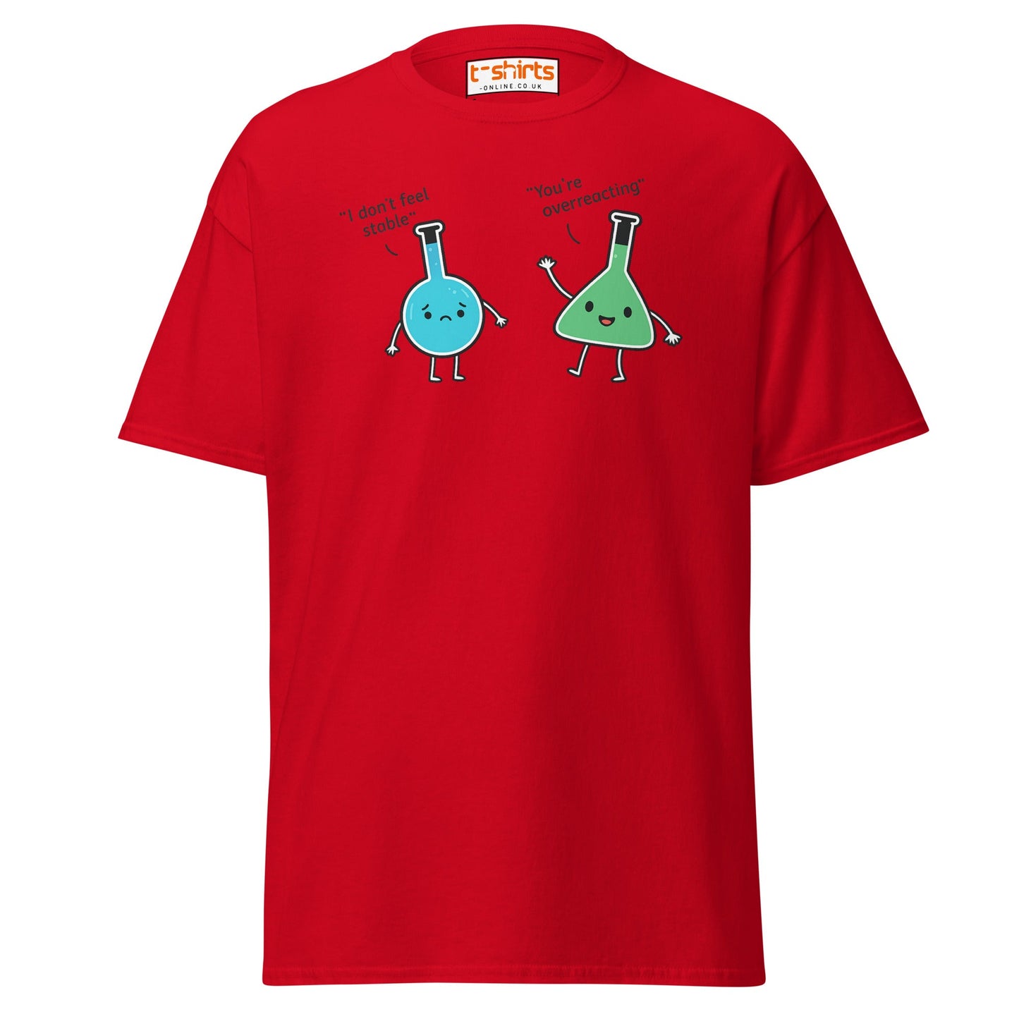 Funny Chemistry Pun T-Shirt – Science Joke Tee - Red - T-Shirts Online