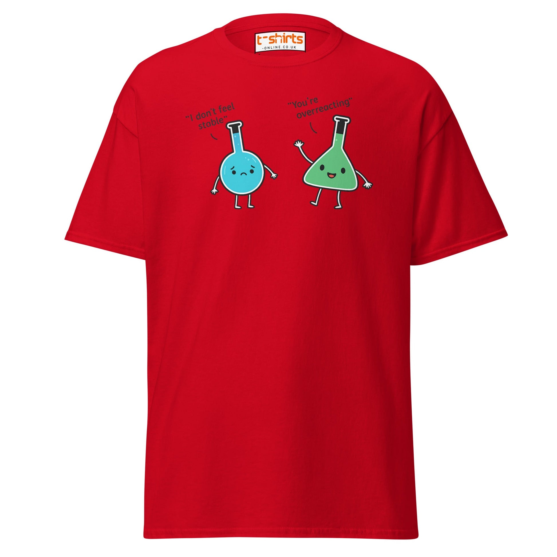 Funny Chemistry Pun T-Shirt – Science Joke Tee - Red - T-Shirts Online
