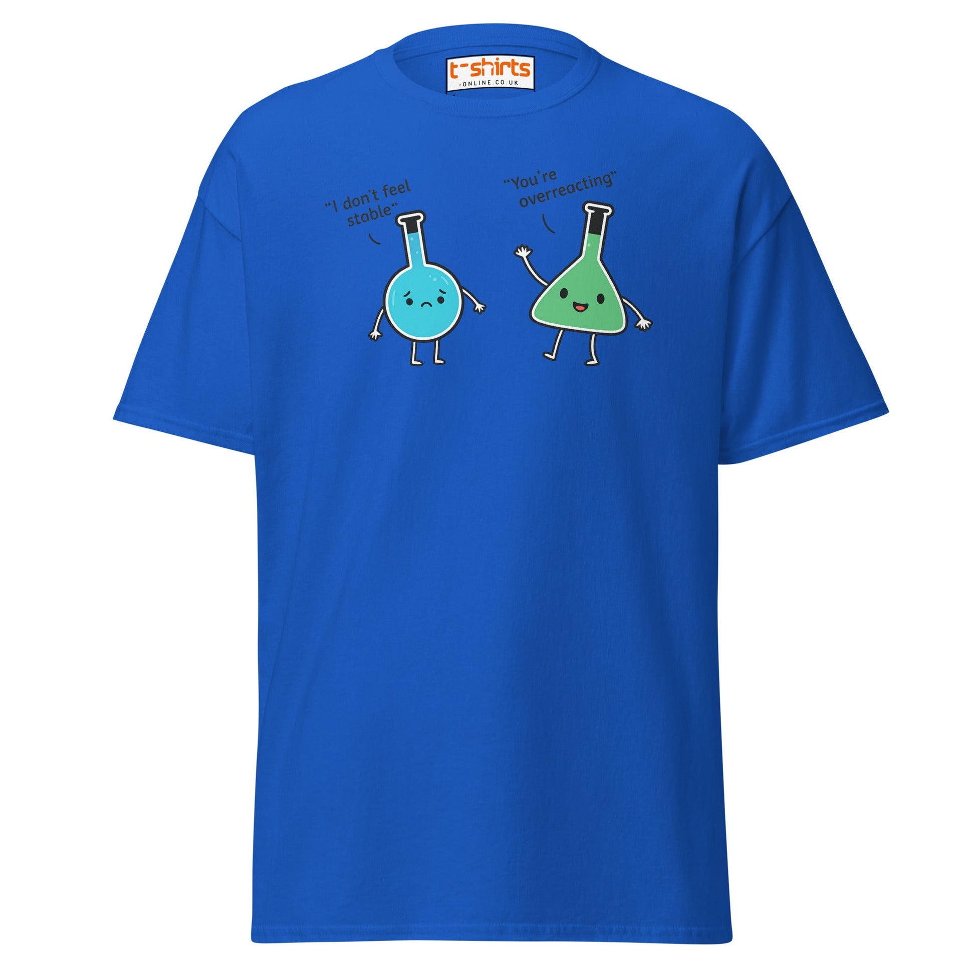 Funny Chemistry Pun T-Shirt – Science Joke Tee - Royal - T-Shirts Online