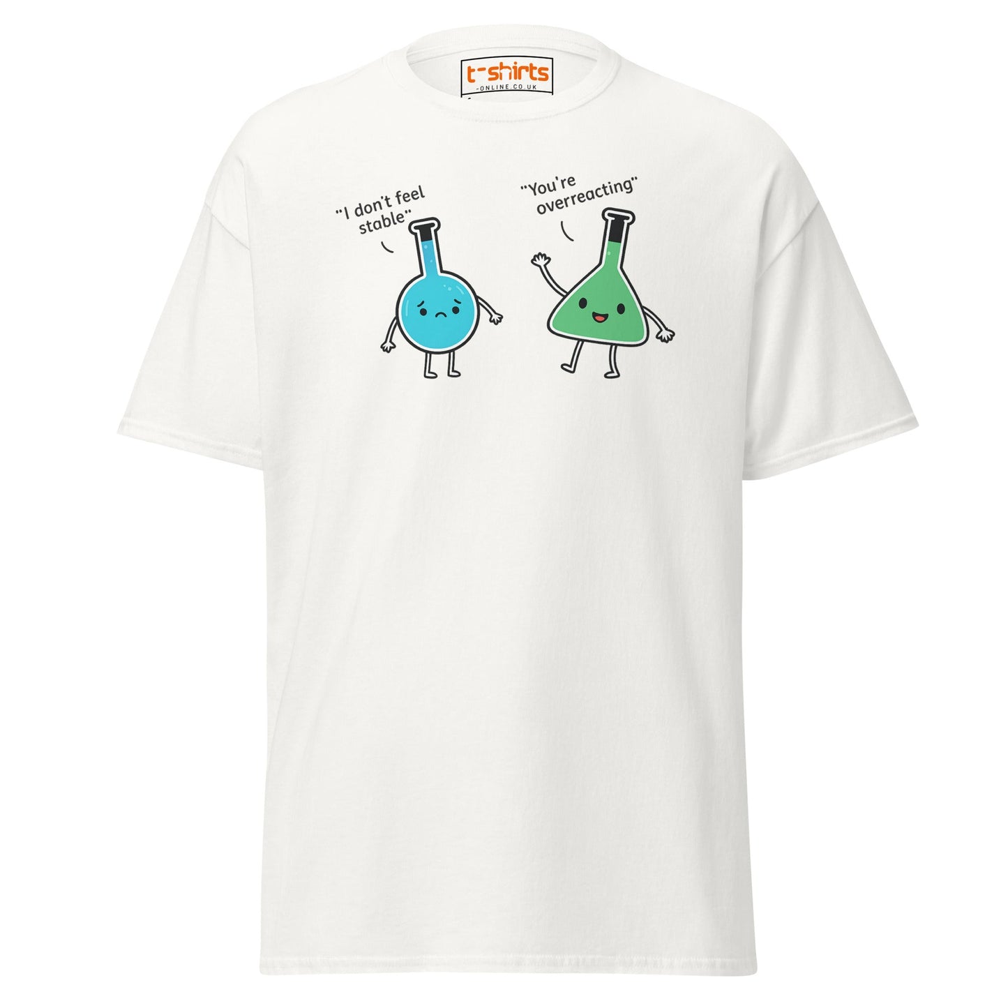 Funny Chemistry Pun T-Shirt – Science Joke Tee - White - T-Shirts Online