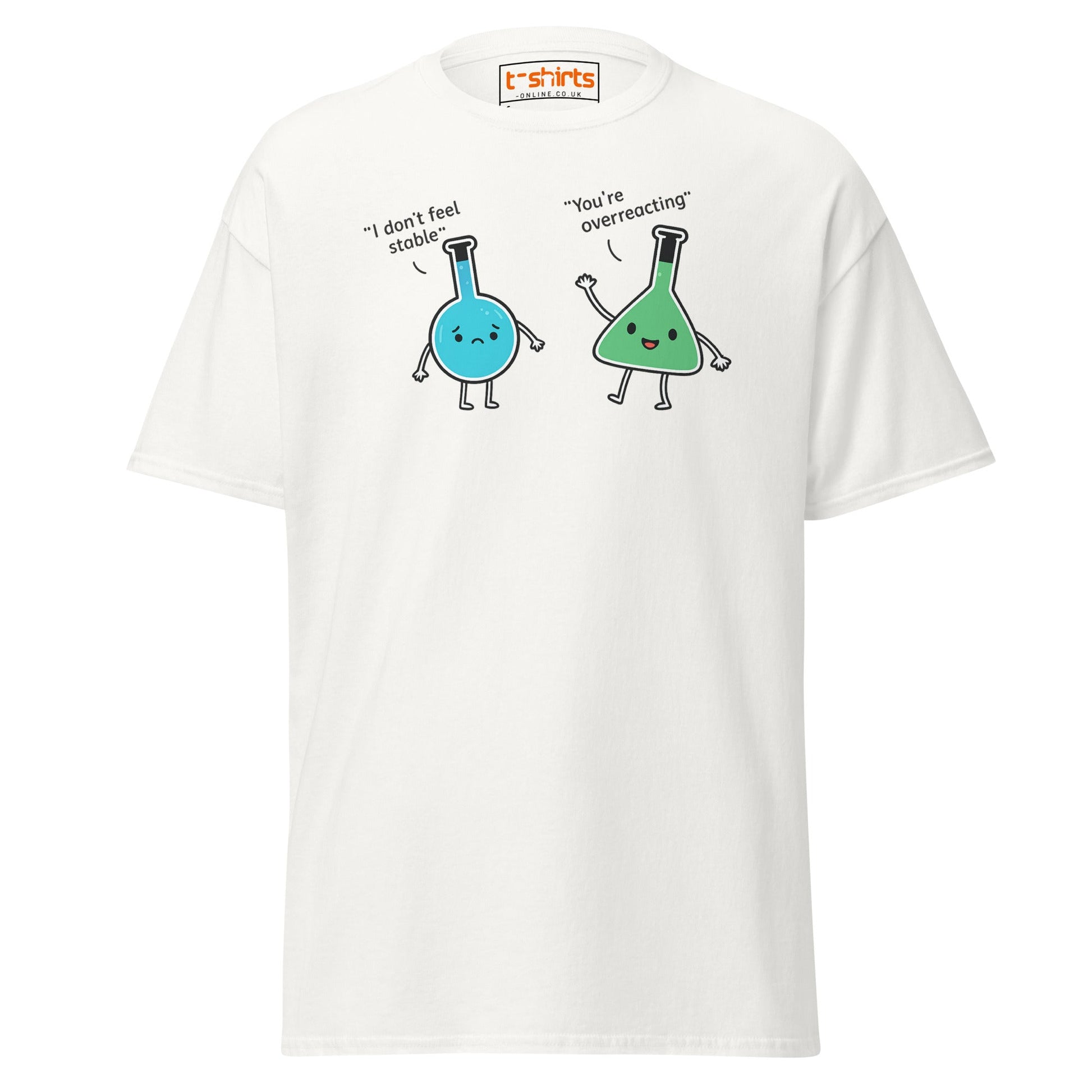 Funny Chemistry Pun T-Shirt – Science Joke Tee - White - T-Shirts Online