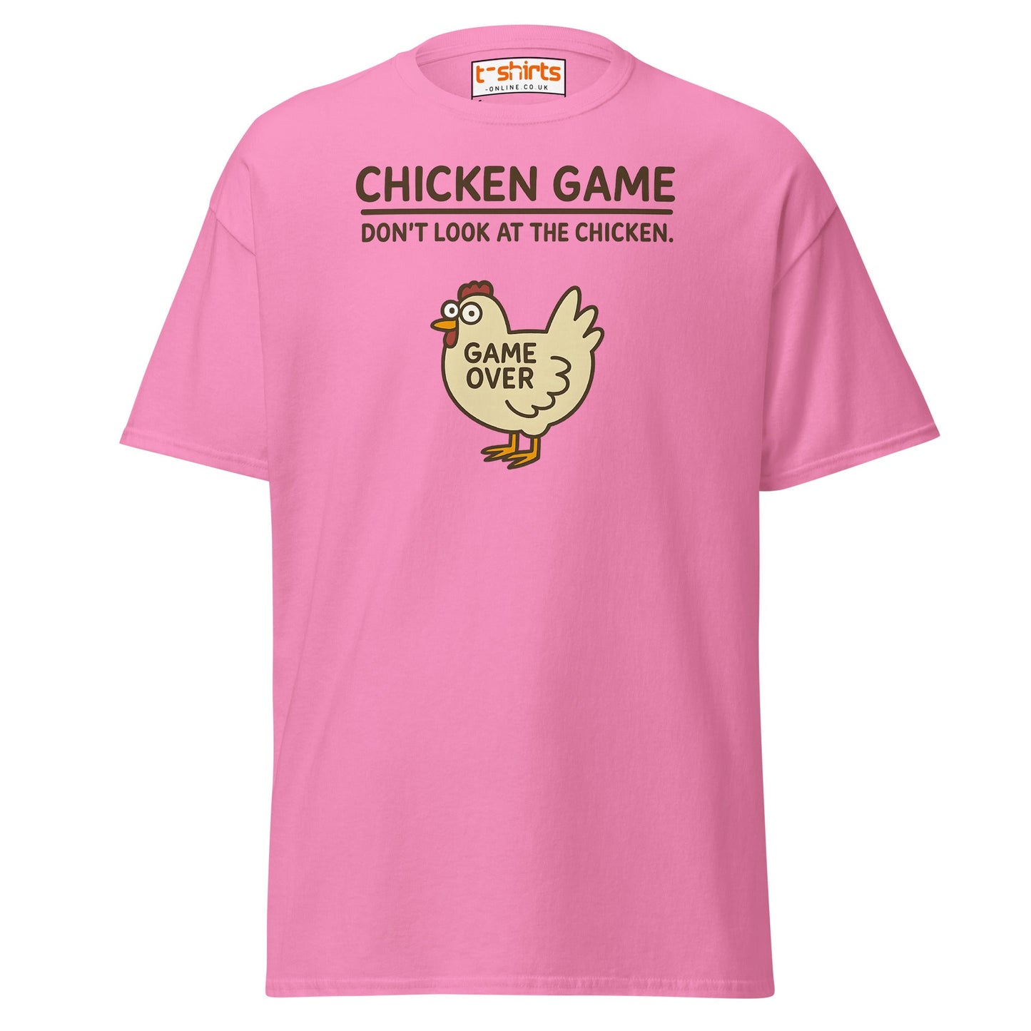 Funny Chicken Game T-Shirt – Game Over Humor Tee - Azalea - T-Shirts Online