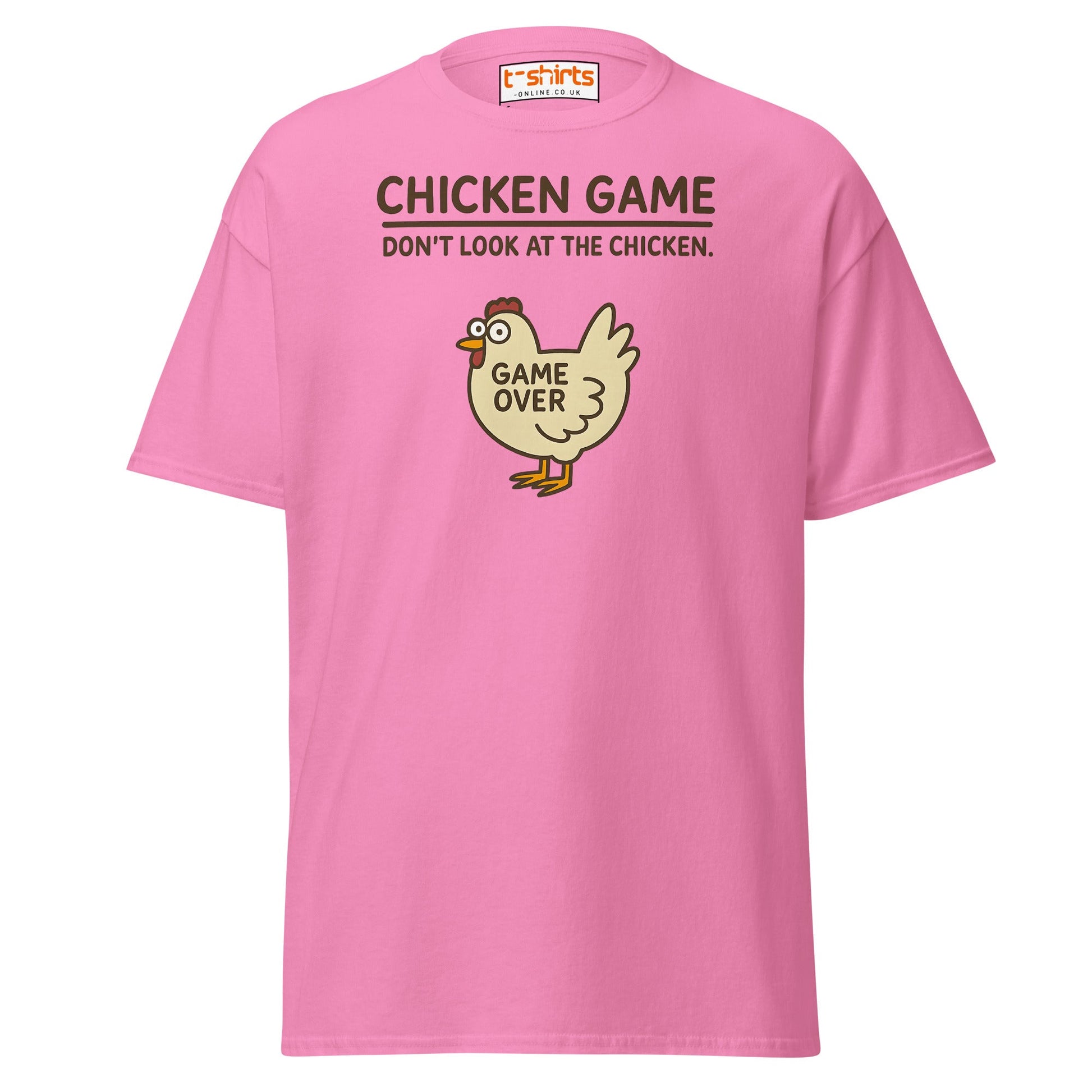 Funny Chicken Game T-Shirt – Game Over Humor Tee - Azalea - T-Shirts Online