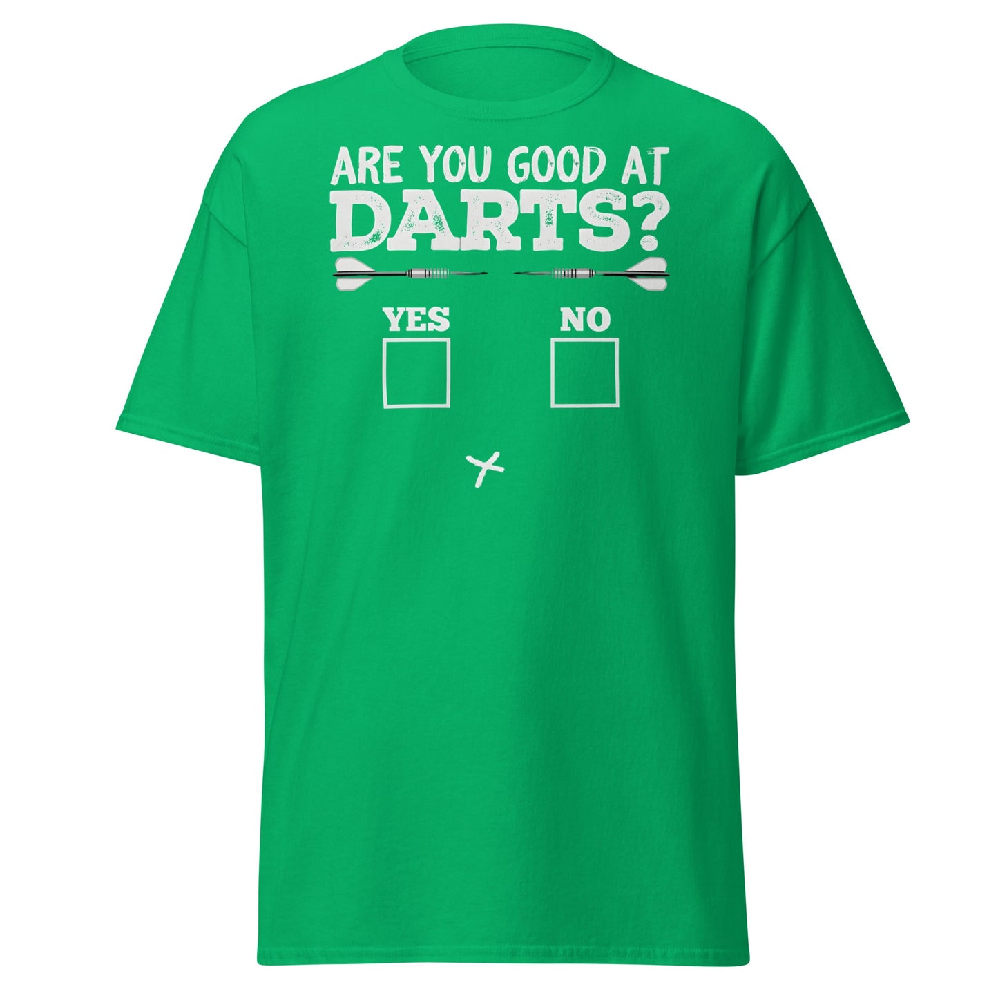 Funny Darts Fail T-Shirt - Are You Good At Darts Gag Tee - Irish Green - T-Shirts Online