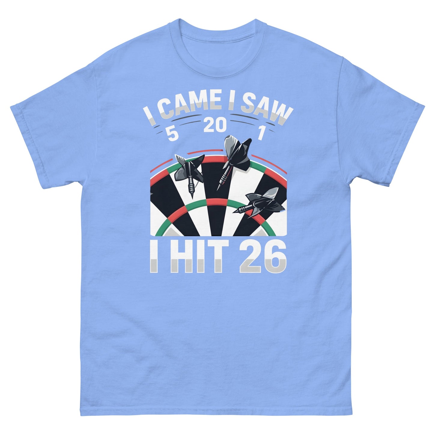 Funny Darts T-Shirt - I Hit 26 Dart Player Graphic Tee - Sand - T-Shirts Online