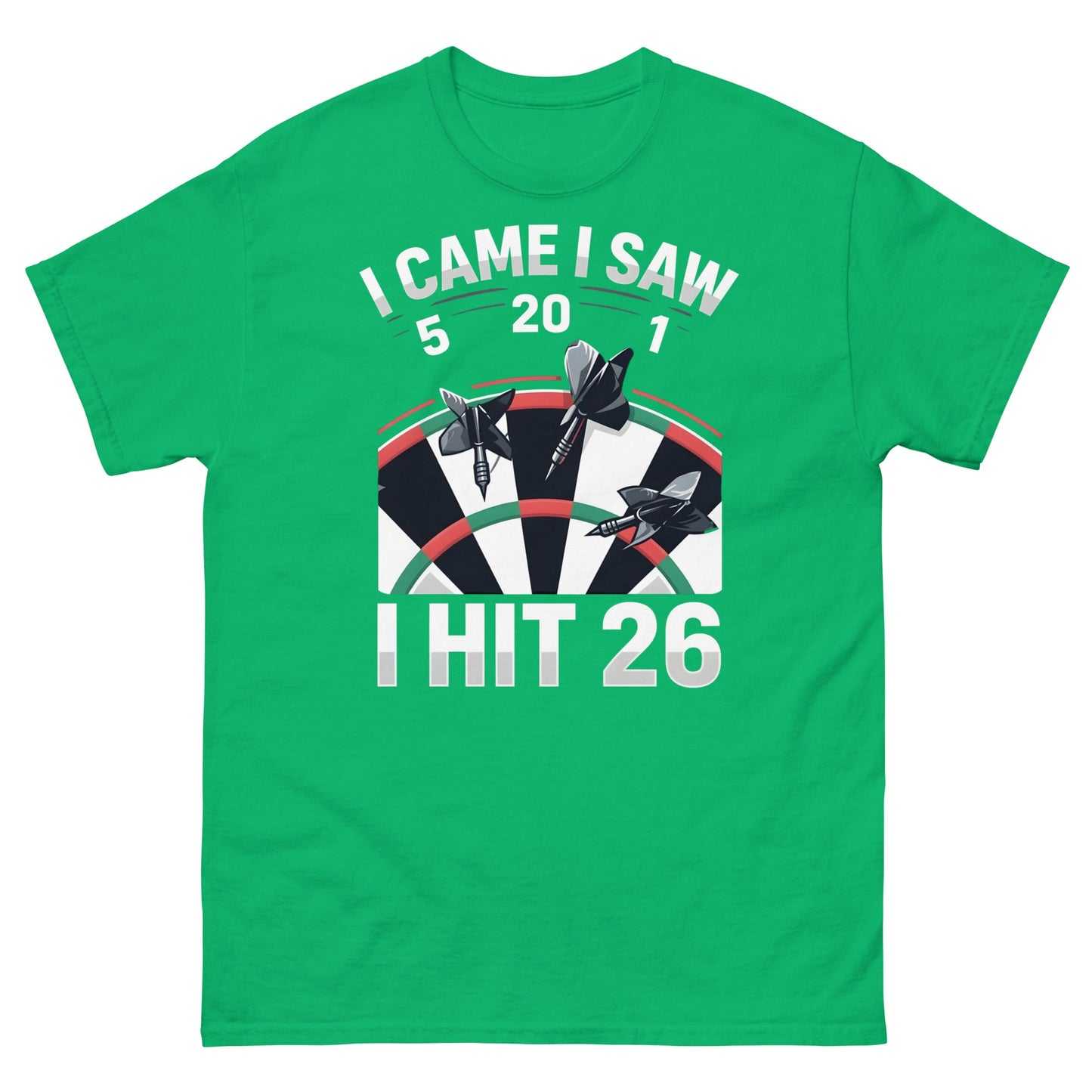 Funny Darts T-Shirt - I Hit 26 Dart Player Graphic Tee - Sand - T-Shirts Online