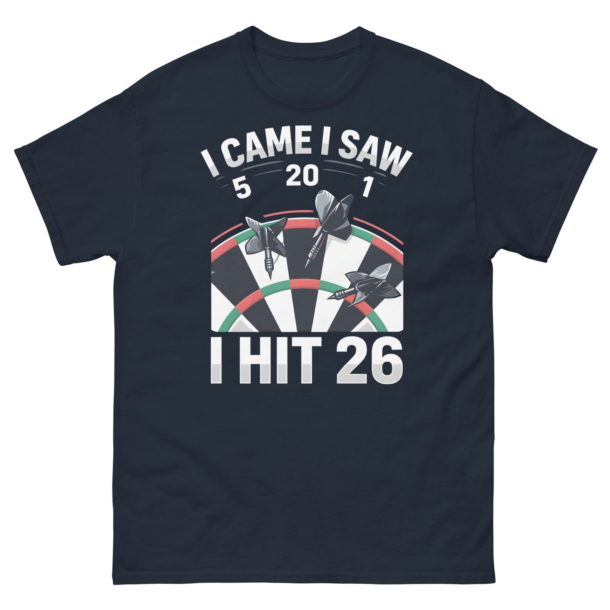 Funny Darts T-Shirt - I Hit 26 Dart Player Graphic Tee - Sand - T-Shirts Online