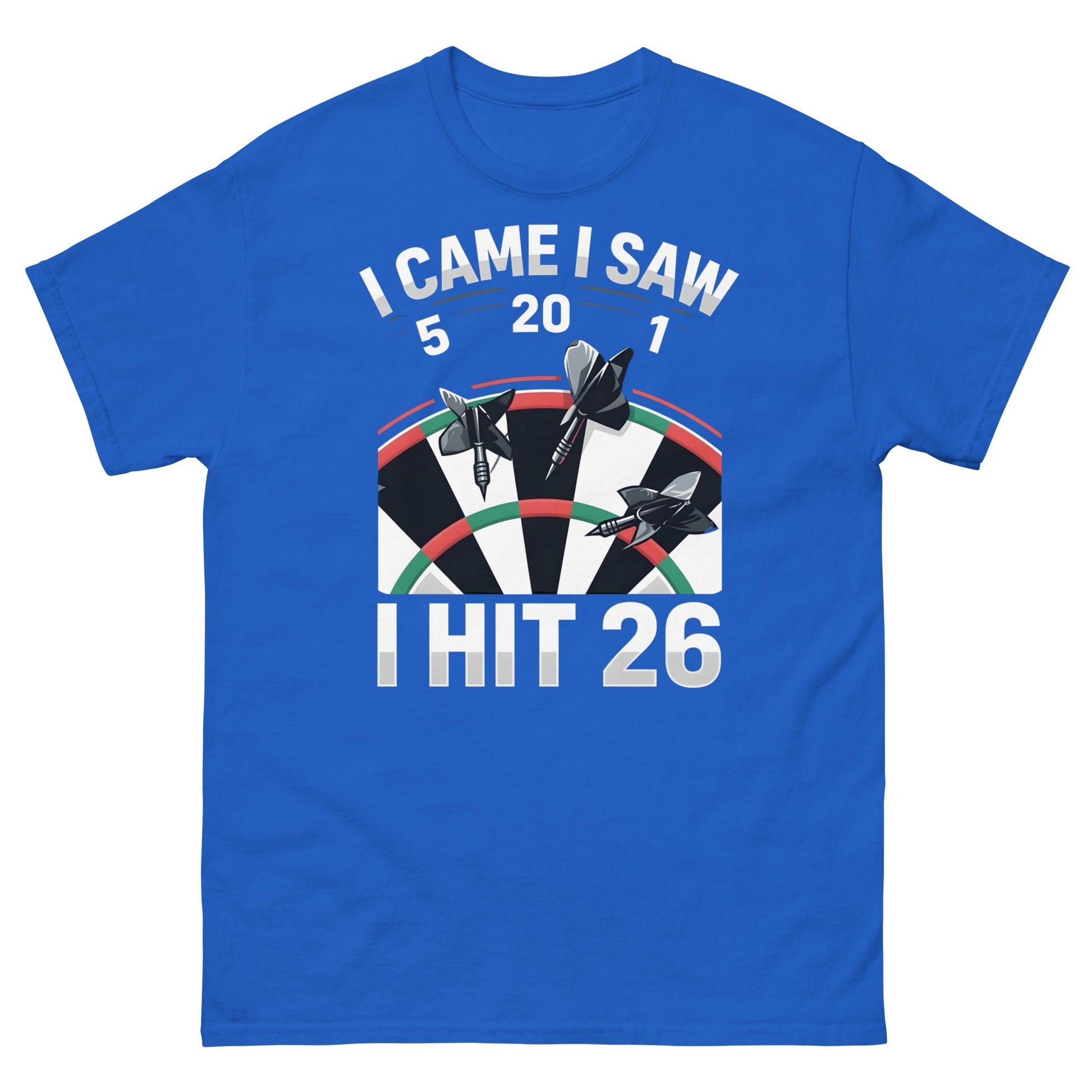 Funny Darts T-Shirt - I Hit 26 Dart Player Graphic Tee - Sand - T-Shirts Online