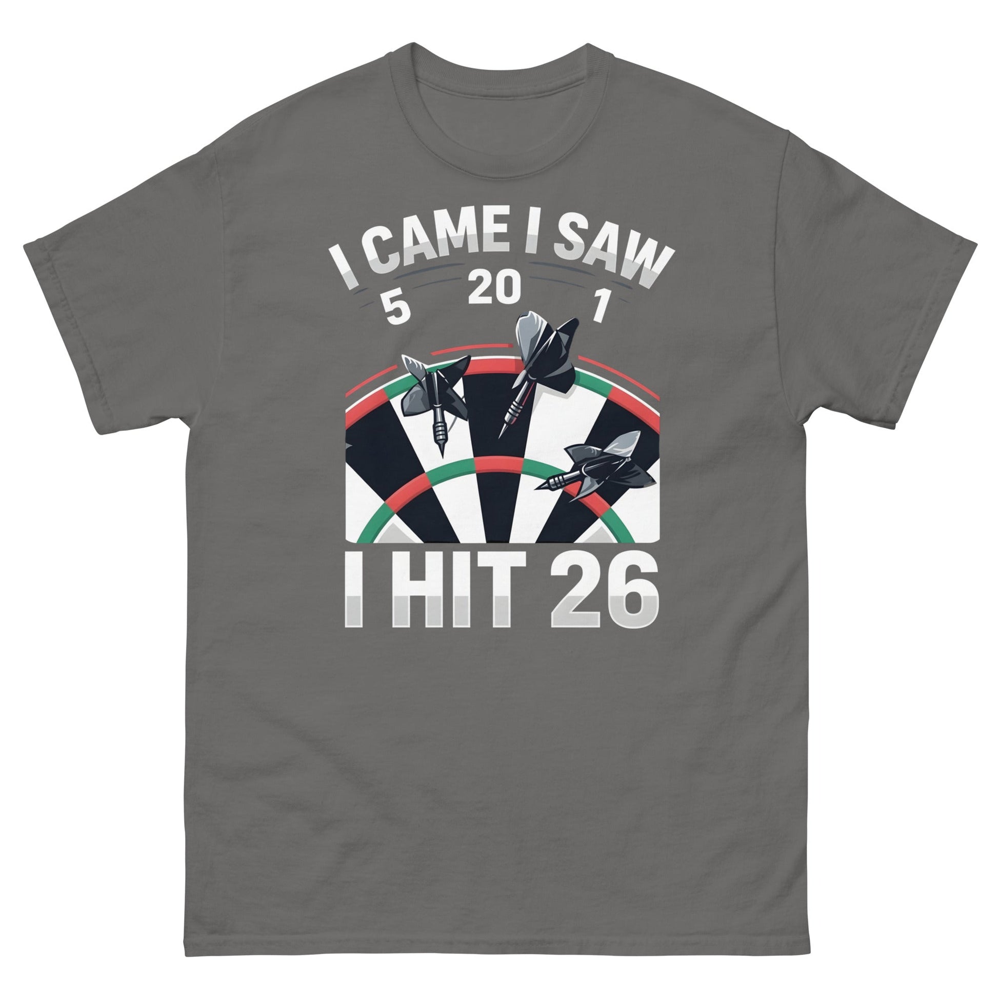 Funny Darts T-Shirt - I Hit 26 Dart Player Graphic Tee - Sand - T-Shirts Online