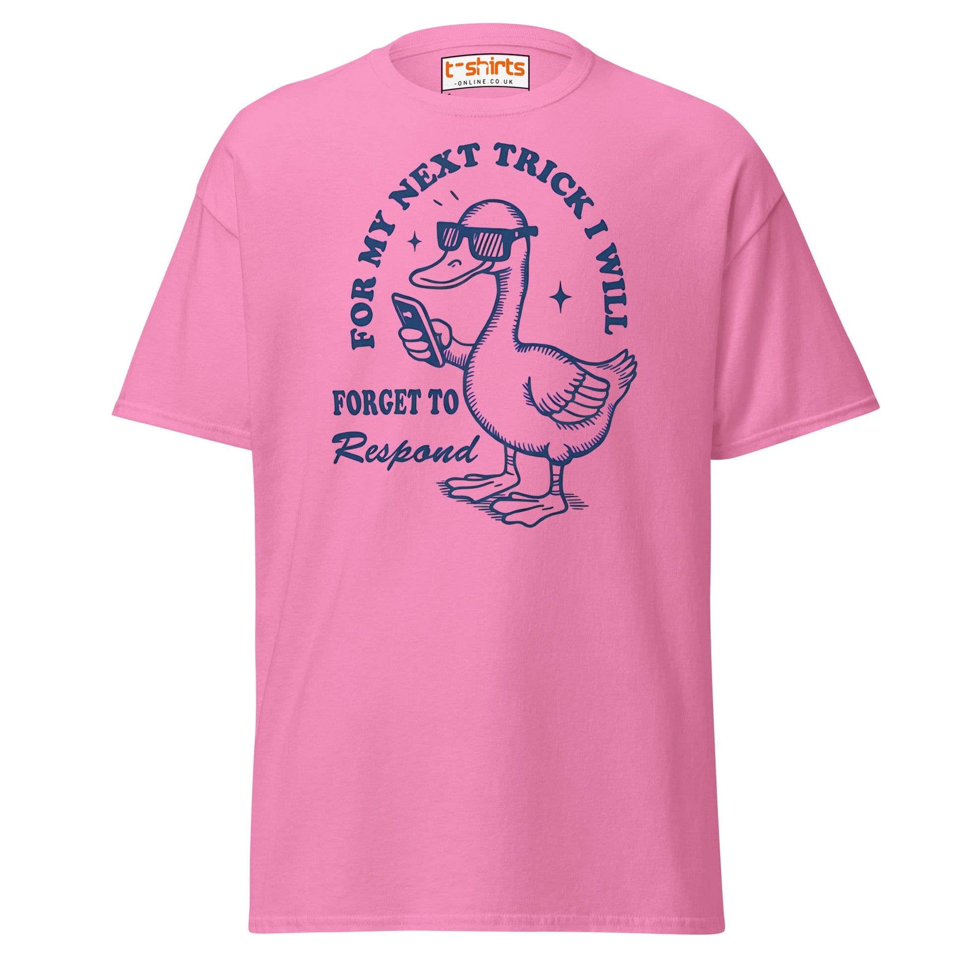 Funny Duck T-Shirt – Forget to Respond Humor Tee - Azalea - T-Shirts Online