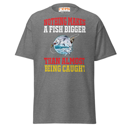 Funny Fishing Quote T-Shirt – Big Catch Humor Tee - Graphite Heather - T-Shirts Online