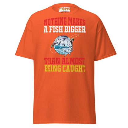 Funny Fishing Quote T-Shirt – Big Catch Humor Tee - Orange - T-Shirts Online