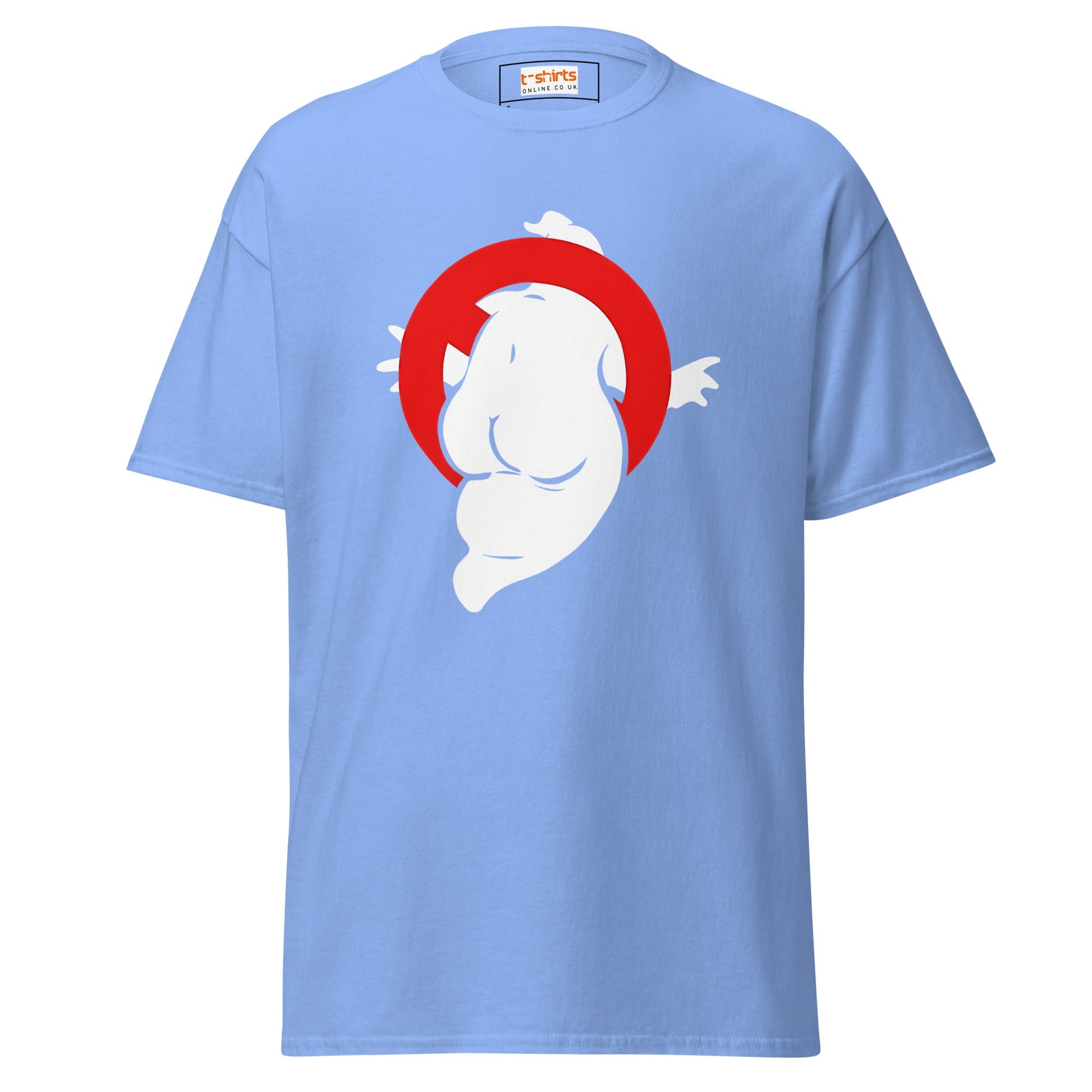 Funny Ghost T-Shirt | Men's Ghost Tee - Carolina Blue - T-Shirts Online
