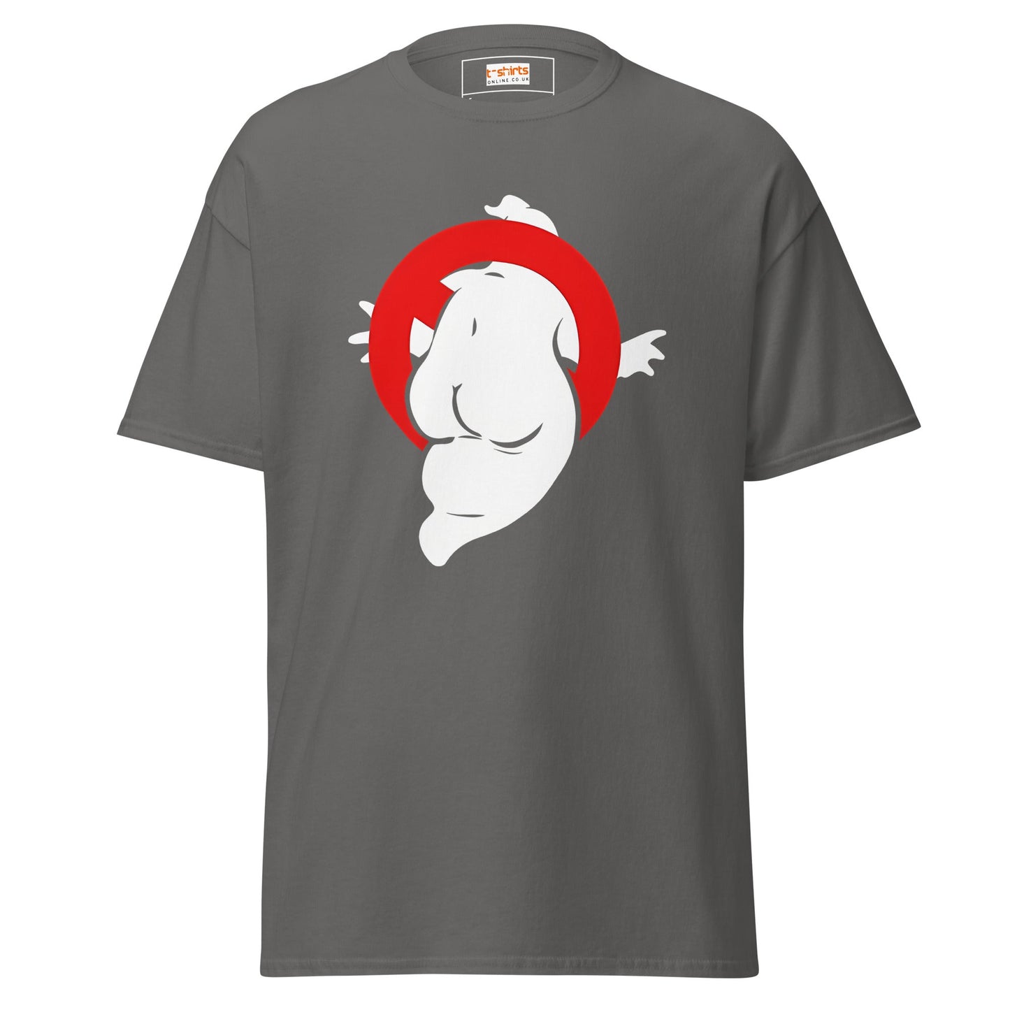 Funny Ghost T-Shirt | Men's Ghost Tee - Charcoal - T-Shirts Online