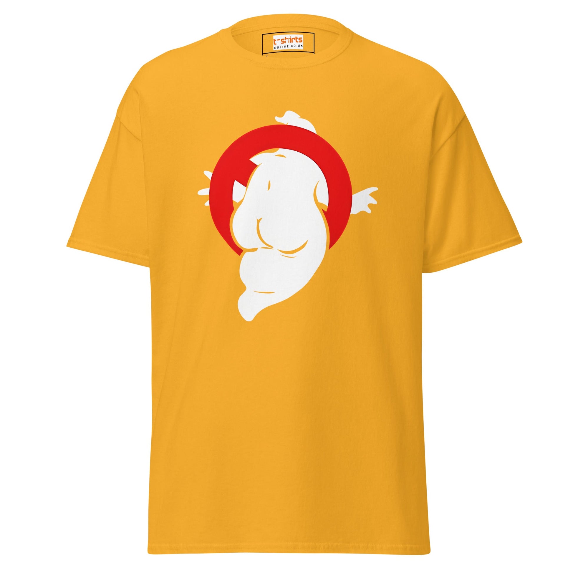 Funny Ghost T-Shirt | Men's Ghost Tee - Gold - T-Shirts Online