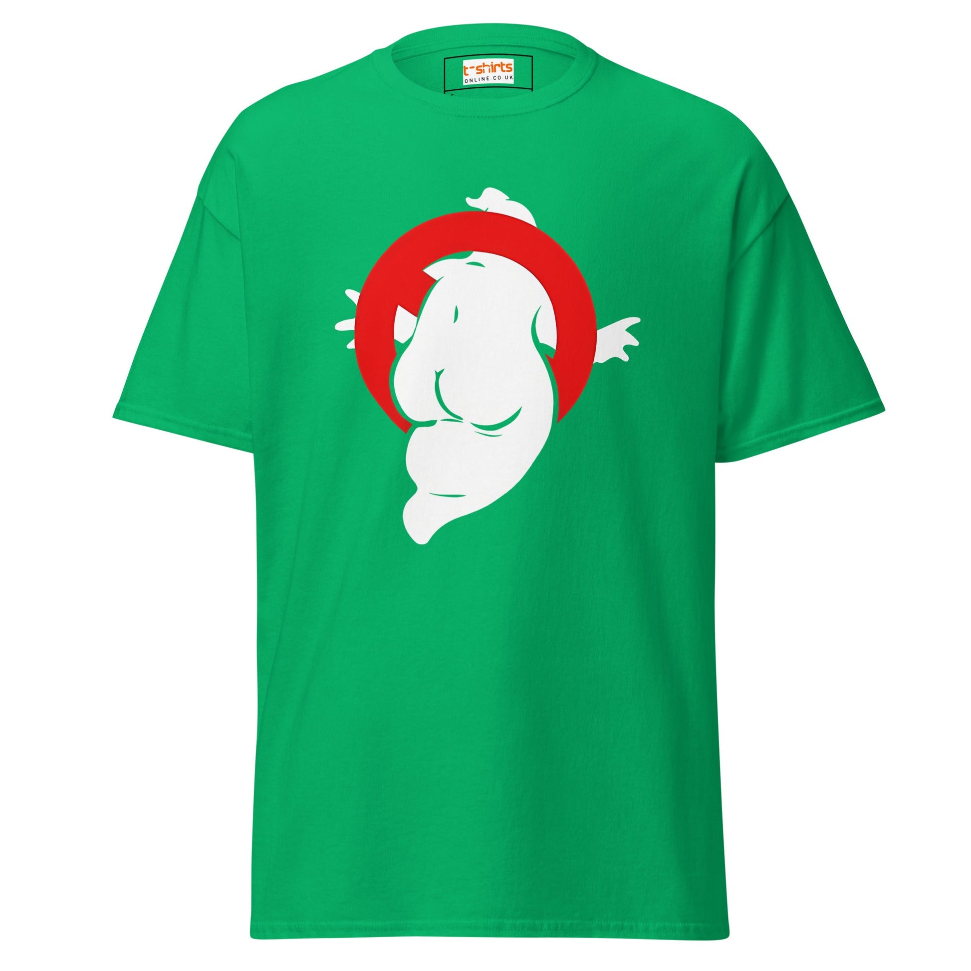 Funny Ghost T-Shirt | Men's Ghost Tee - Irish Green - T-Shirts Online