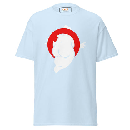 Funny Ghost T-Shirt | Men's Ghost Tee - Light Blue - T-Shirts Online