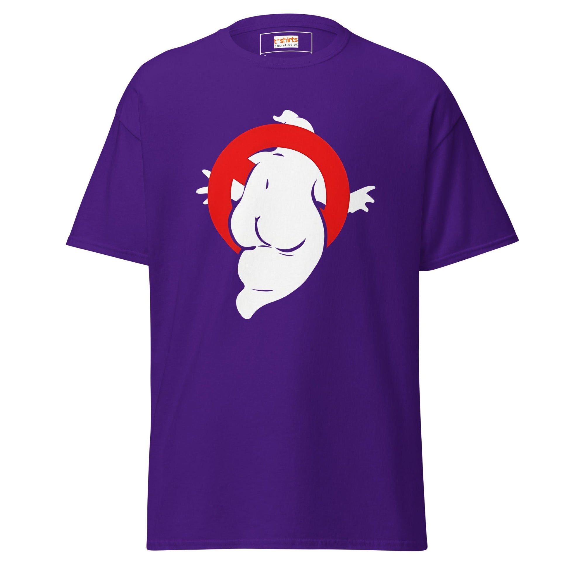 Funny Ghost T-Shirt | Men's Ghost Tee - Purple - T-Shirts Online