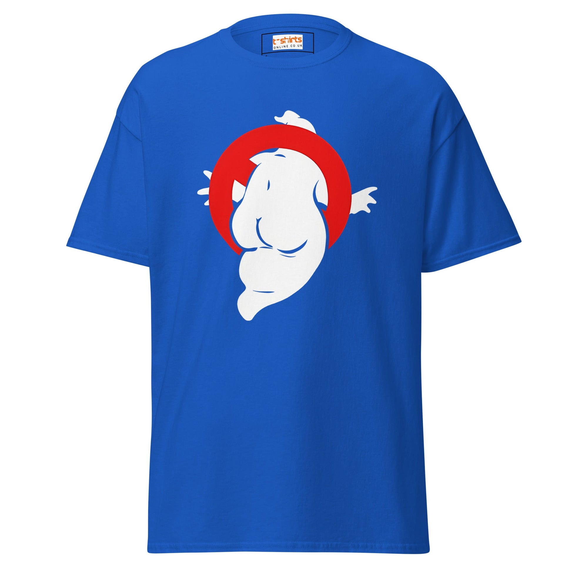 Funny Ghost T-Shirt | Men's Ghost Tee - Royal - T-Shirts Online