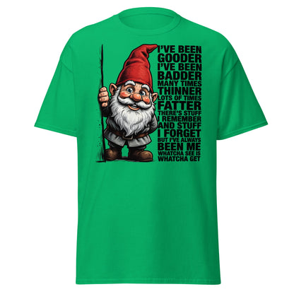Funny Gnome T-Shirt - Whatcha See Is Whatcha Get - Irish Green - T-Shirts Online