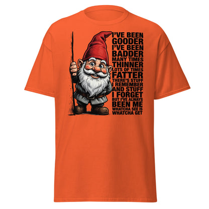Funny Gnome T-Shirt - Whatcha See Is Whatcha Get - Orange - T-Shirts Online
