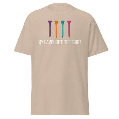 Funny Golf Tee Shirt - My Favourite Tee Pun Golfing Gift - Sand - T-Shirts Online