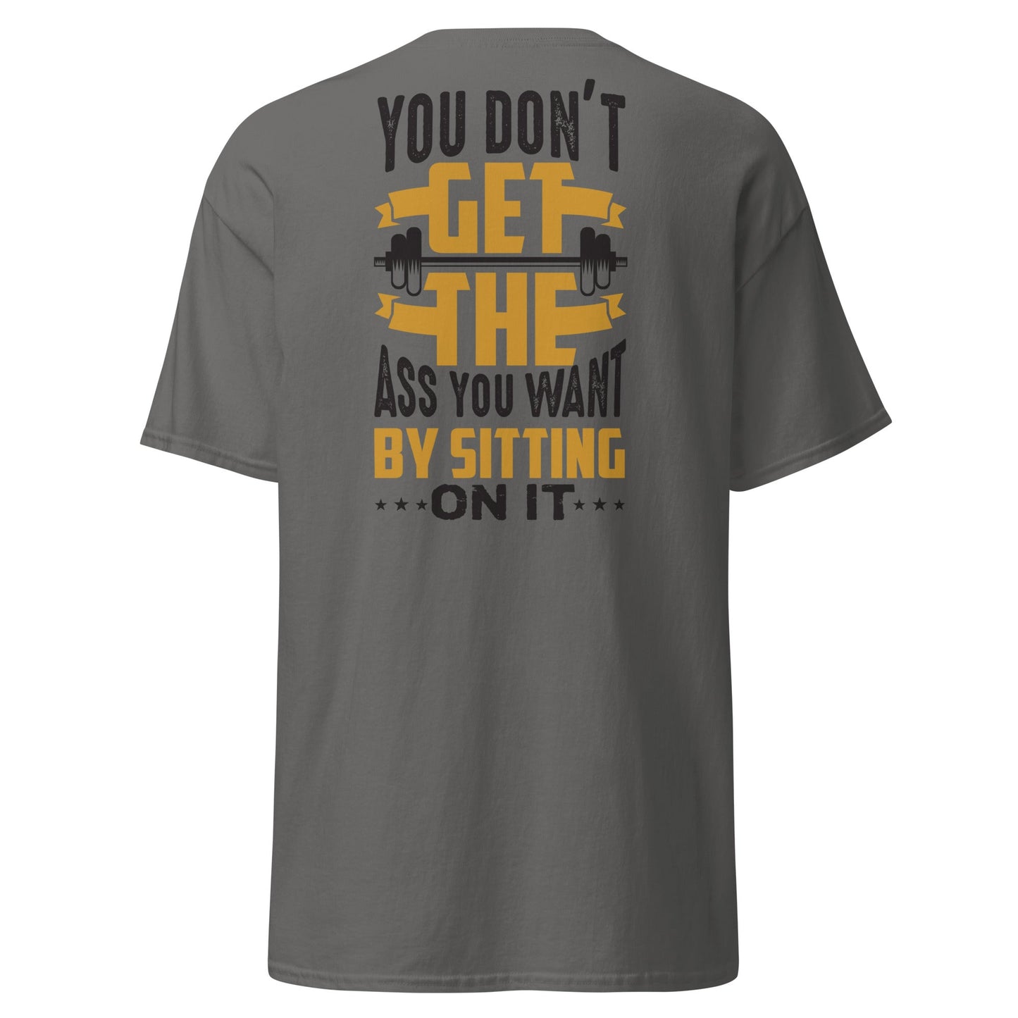 Funny Gym Motivation T-Shirt - Charcoal - T-Shirts Online