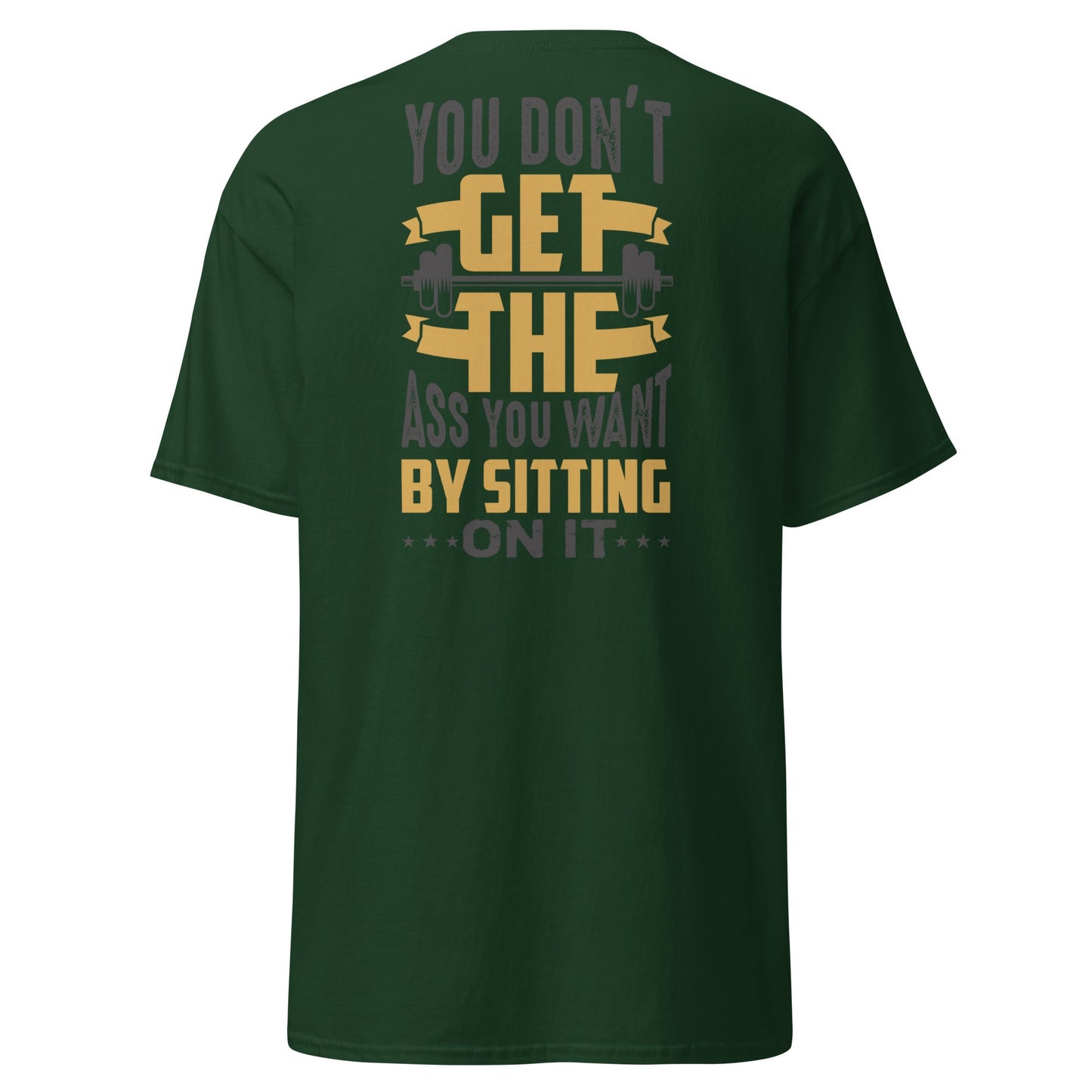 Funny Gym Motivation T-Shirt - Forest Green - T-Shirts Online