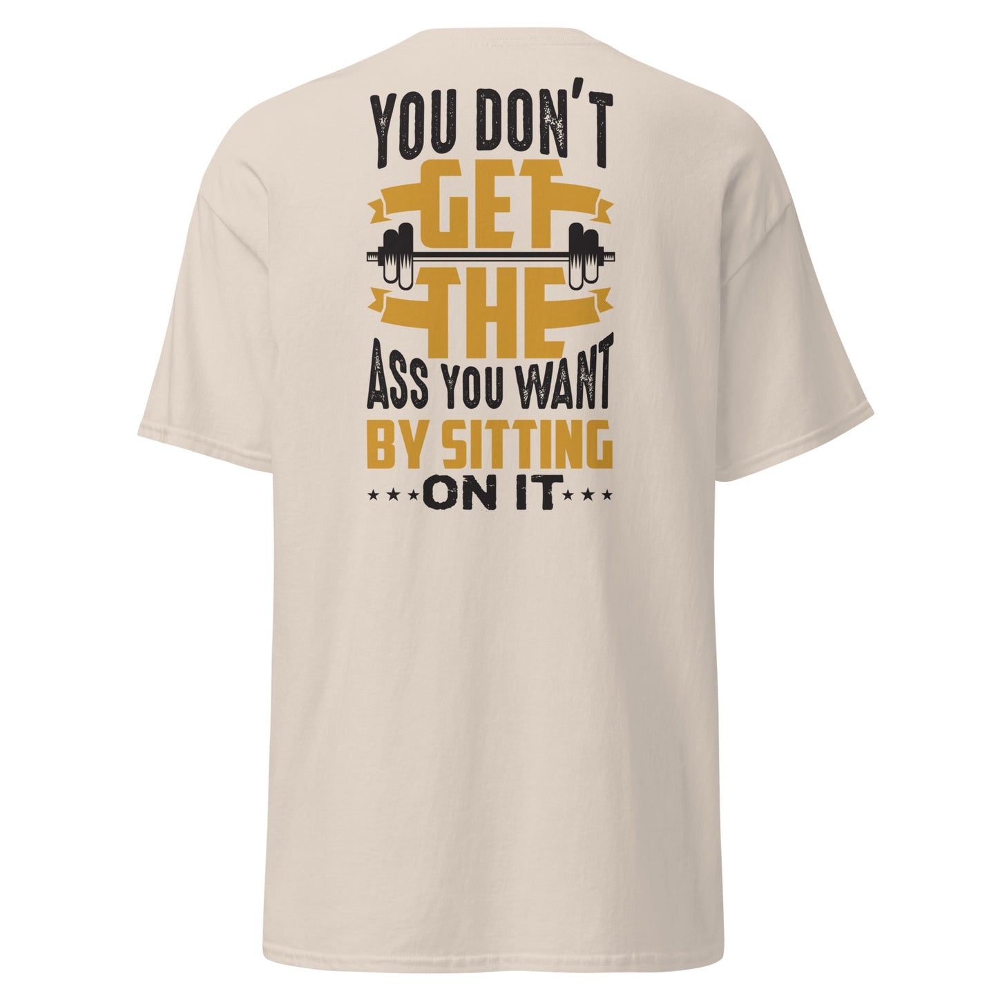 Funny Gym Motivation T-Shirt - Natural - T-Shirts Online