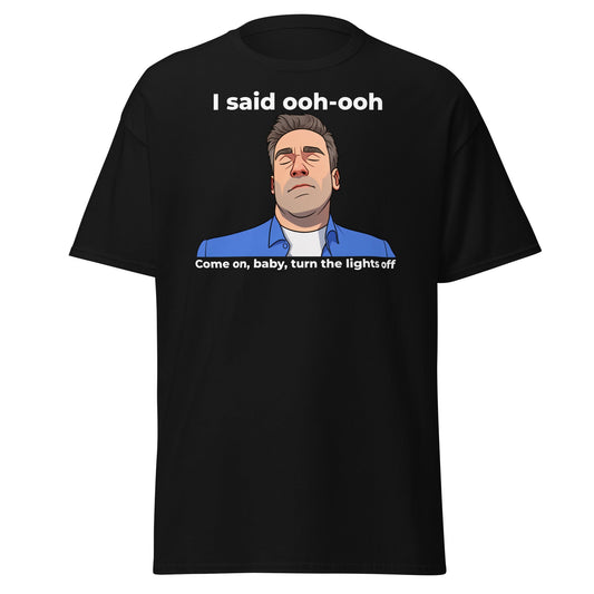 Funny Jon Hamm Ooh - Ooh T-Shirt | Classic Meme Tee - Black - T-Shirts Online